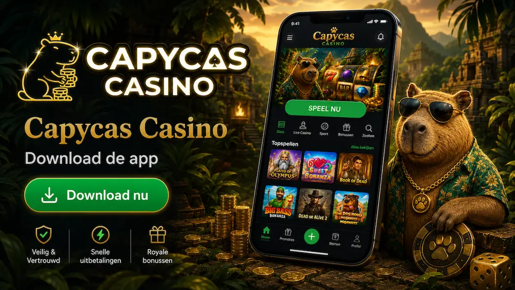 CapyCas Casino App Screenshot